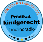 Prädikat kindgerecht Tinolinoradio VON ELTERN EMPFOHLEN